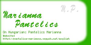 marianna pantelics business card